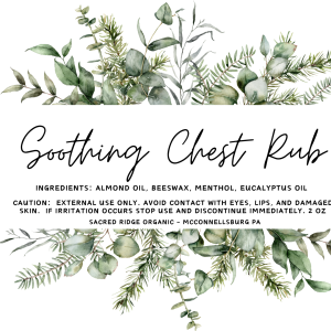 Soothing Chest Rub