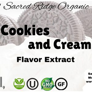 Cookies and Cream Flavor Extract 2 oz with dropper